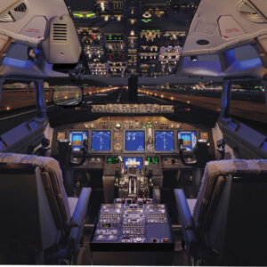737 Flight Deck Before Take-Off